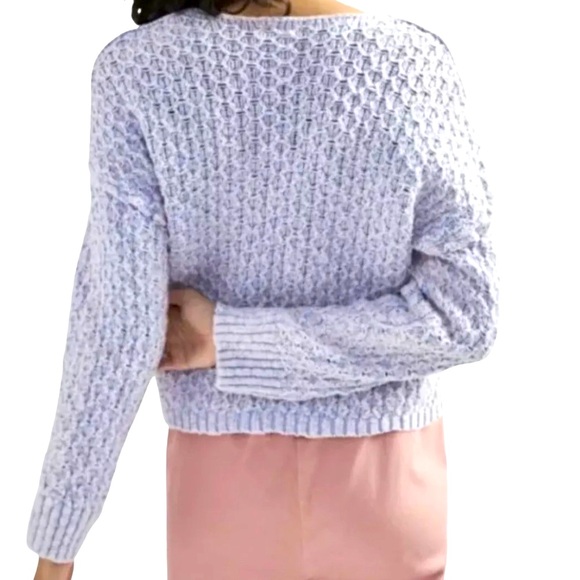 Anthropologie Pilcro Christian V-Neck Chunky Knit Sweater Size XSmall - Picture 2 of 11